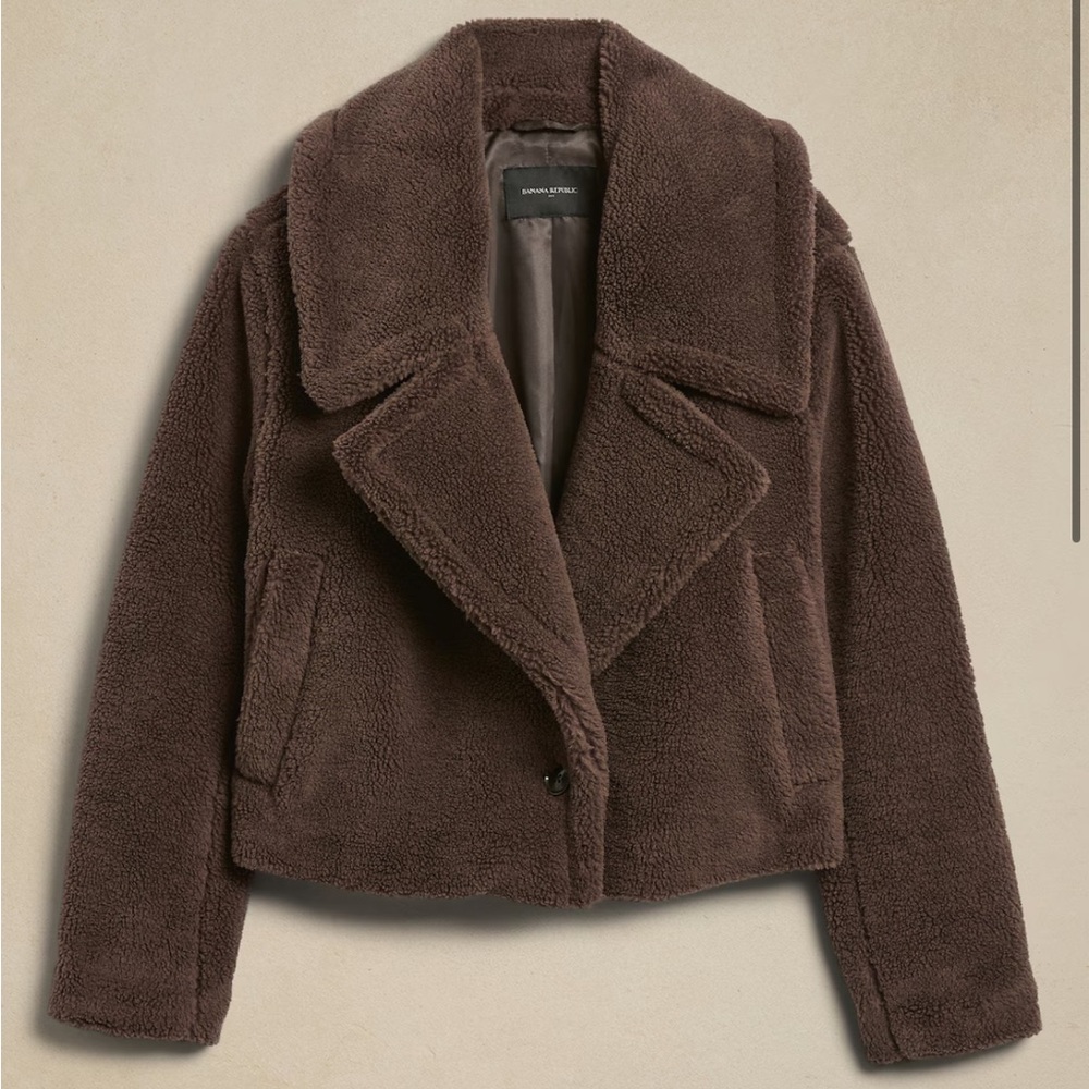 Faux Fur Cropped Jacket - BRAND NEW